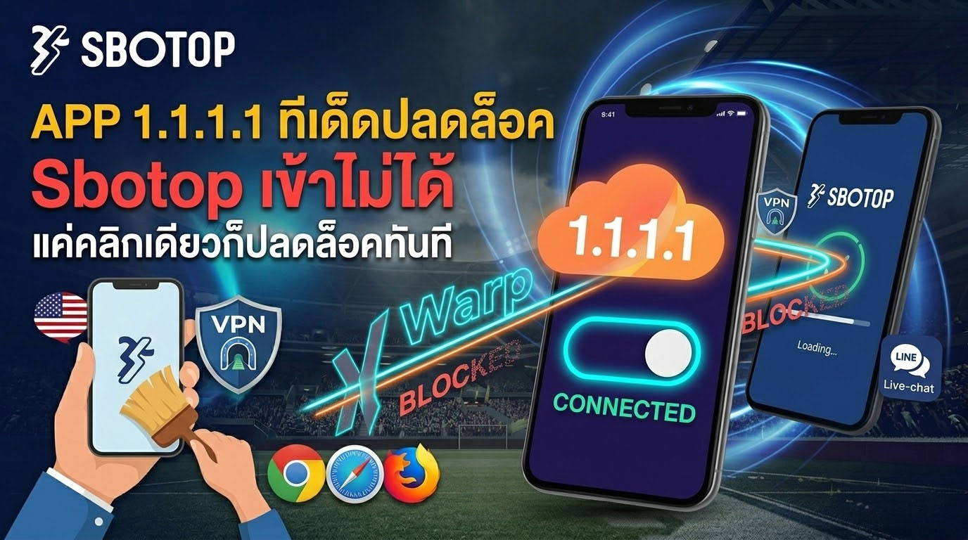 ปลดล็อค Sbotop เข้าไม่ได้