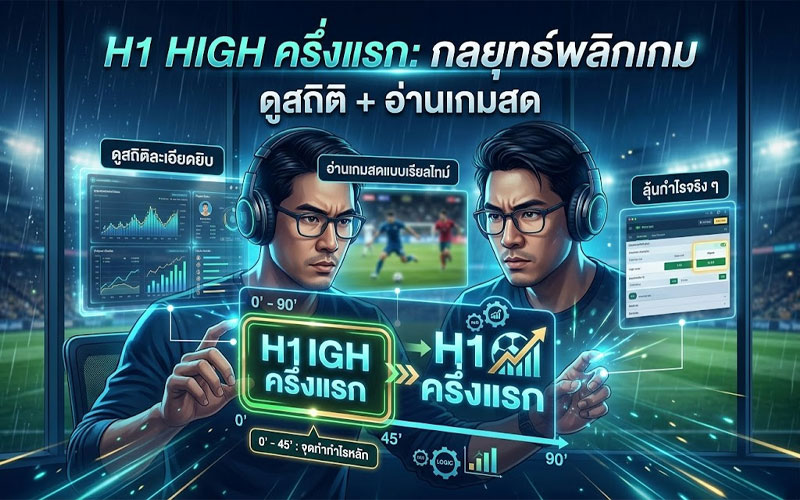 วิเคราะห์ บอลสูงครึ่งแรก