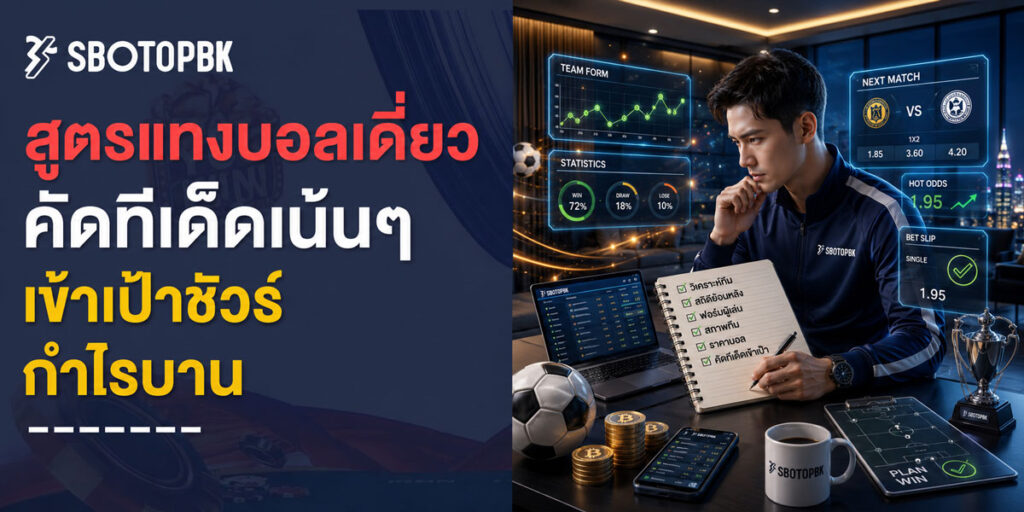 สูตรแทงบอลเดี่ยว