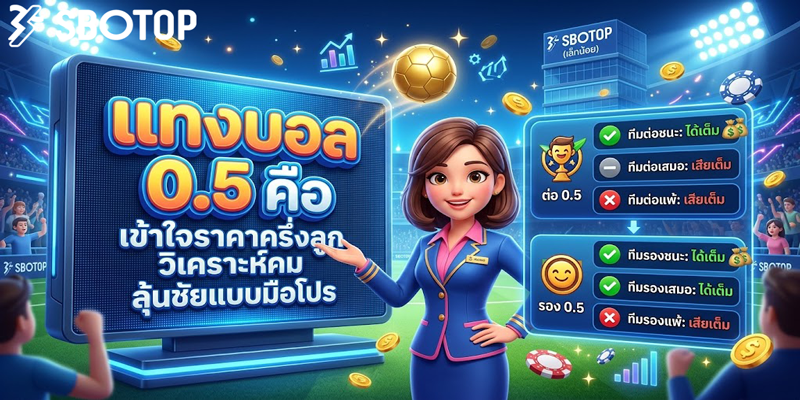 แทงบอล 0.5 คือ