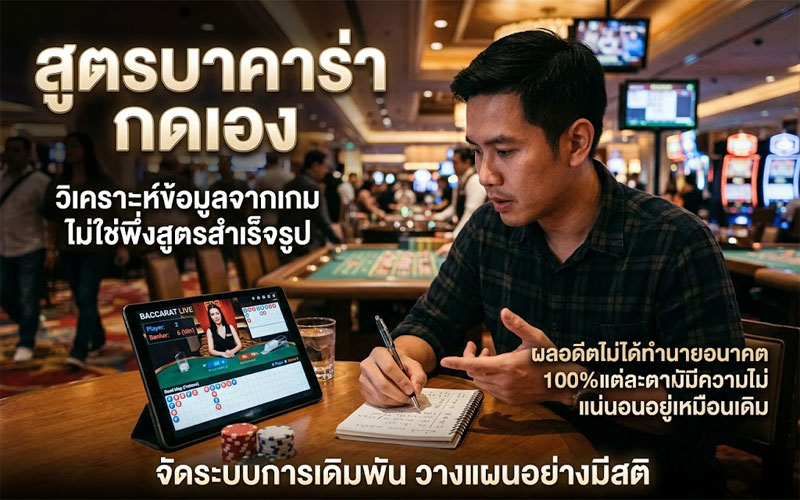 สูตรบาคาร่า กดเอง คืออะไร
